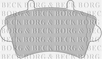 BORG & BECK bbp1746 -  Комплект тормозных колодок, дисковый тормоз